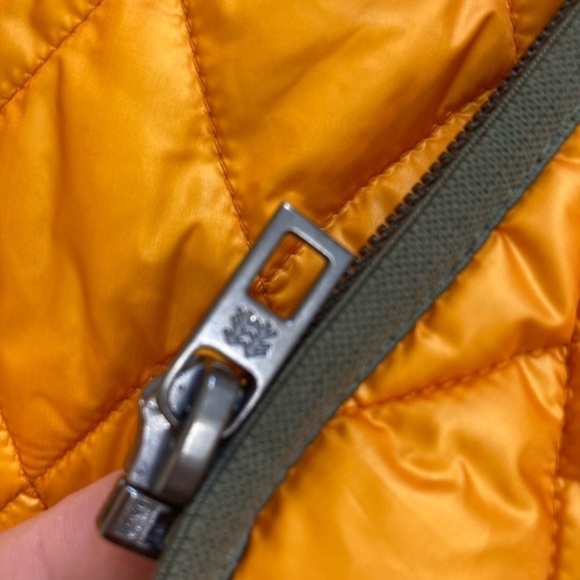 Women’s Lightweight Quilted Jacket Fall Jacket Golden Yellow Hiking Walking Sz M - Picture 10 of 12